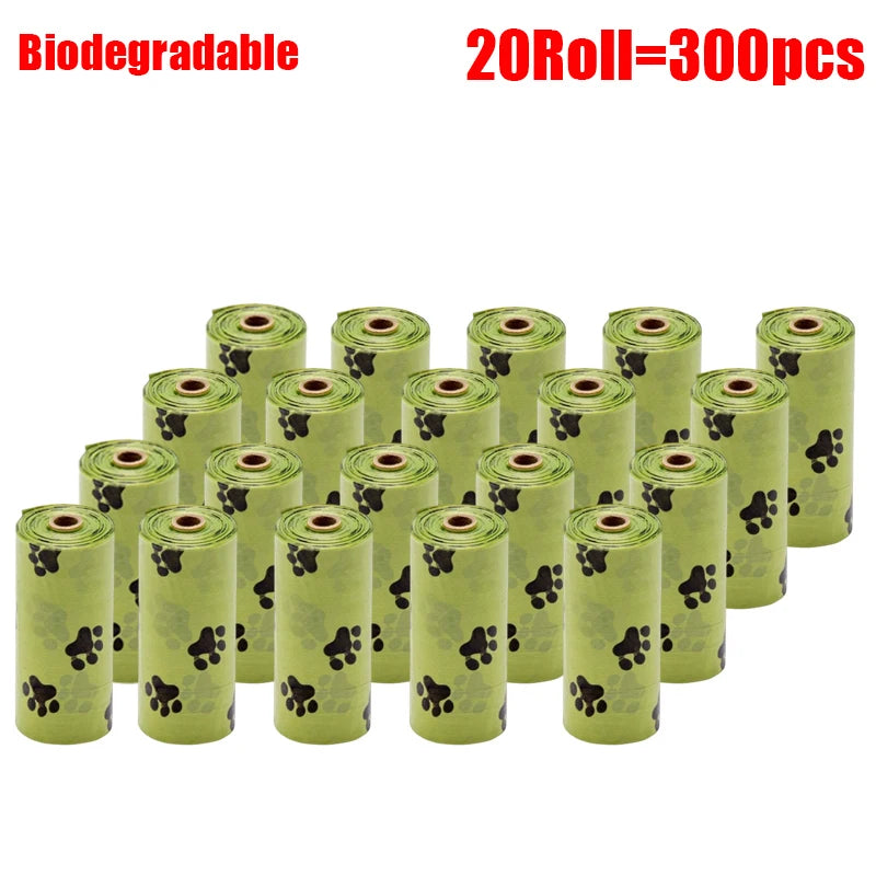 Sacs déjections biodégradables chien avec distributeur