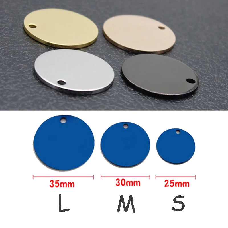Collier personnalisé chien chat avec médaille gravée – Réglable