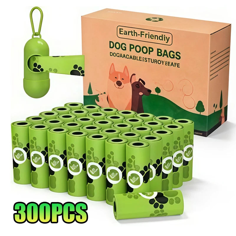 Sacs déjections biodégradables chien avec distributeur