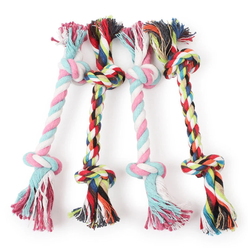 Jouet corde double nœud chien chat – Résistant, dentition