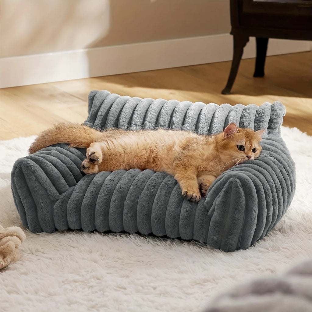 Canapé-lit chat petit chien – Confort orthopédique, lavable