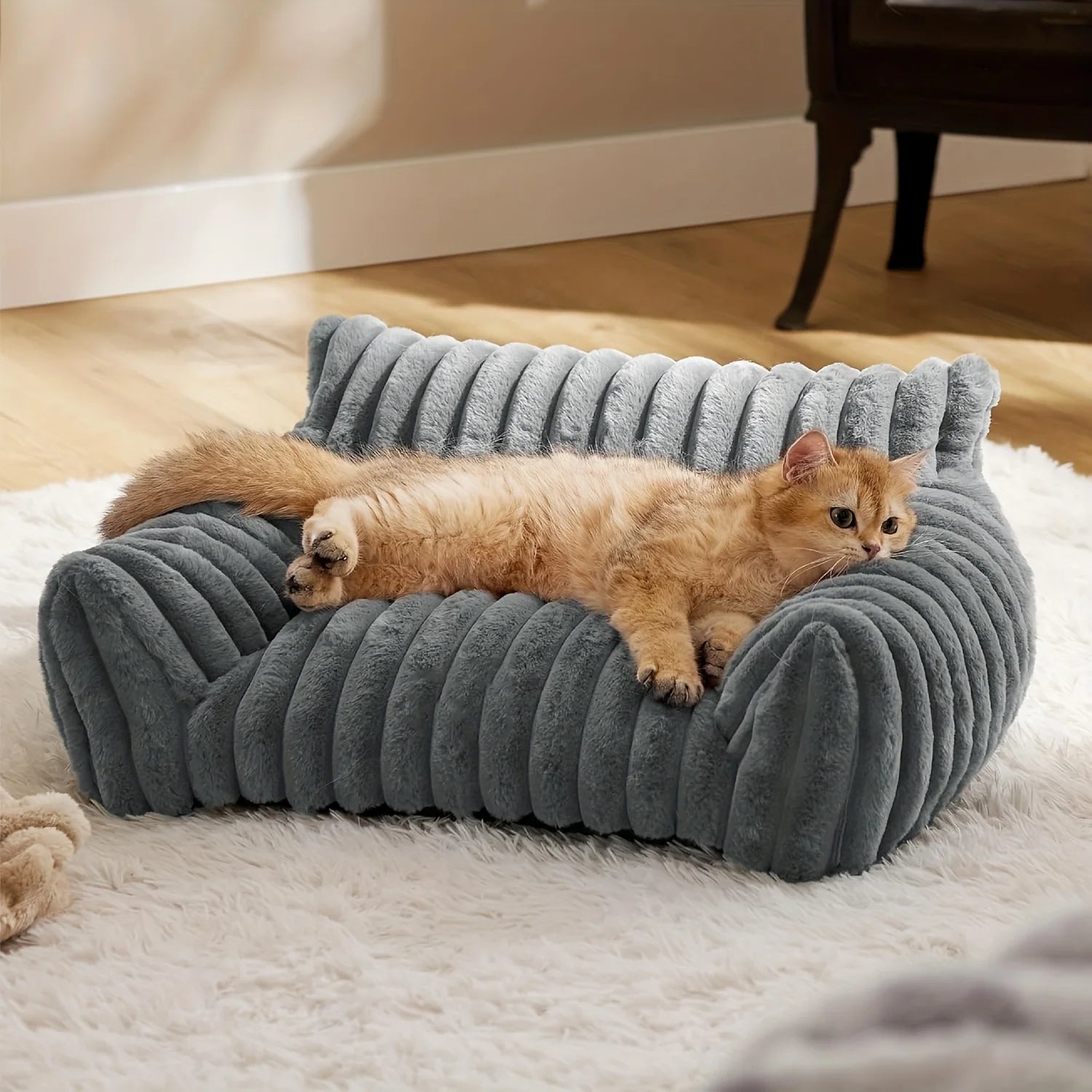 Canapé-lit chat petit chien – Confort orthopédique, lavable