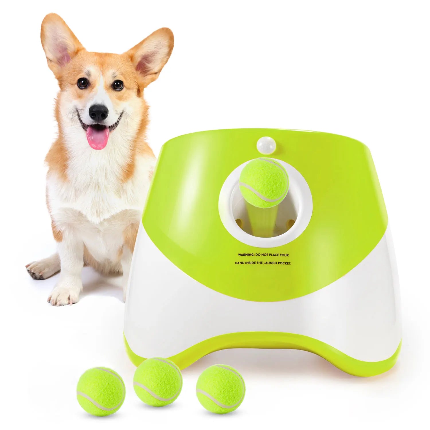 Lance-balles automatique rechargeable chien – Jeu interactif