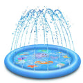Piscine gonflable chien avec jet d’eau – Été, PVC résistant