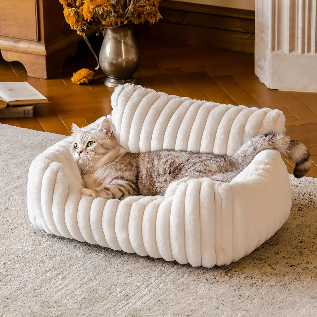 Canapé-lit chat petit chien – Confort orthopédique, lavable