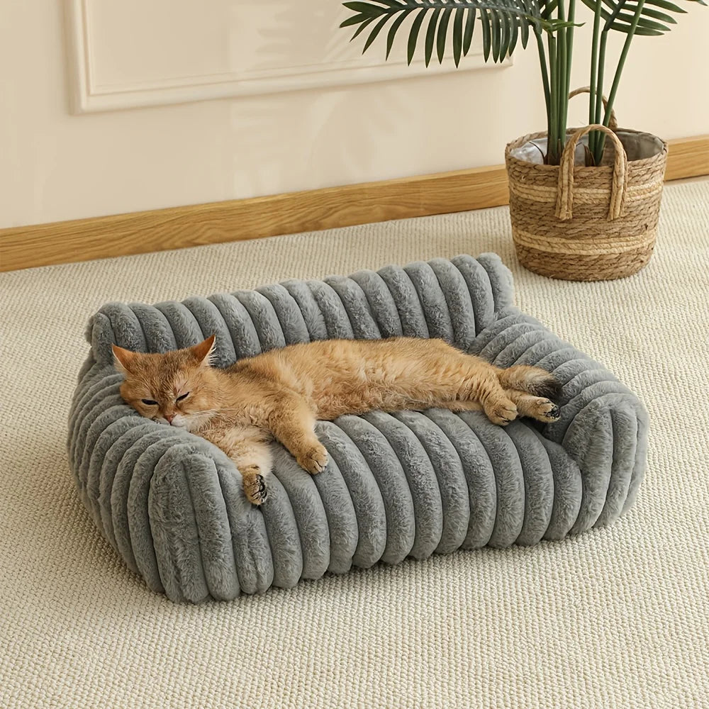 Canapé-lit chat petit chien – Confort orthopédique, lavable