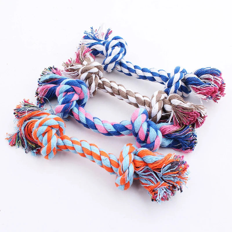 Jouet corde double nœud chien chat – Résistant, dentition