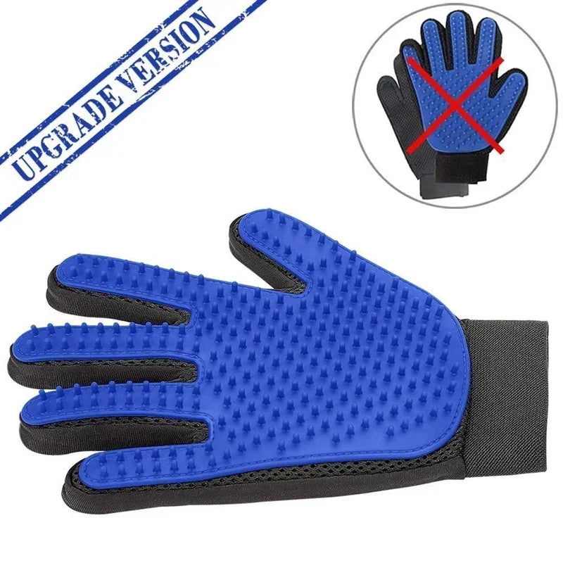 Gants toilettage silicone chien chat – Massage, démêlage doux