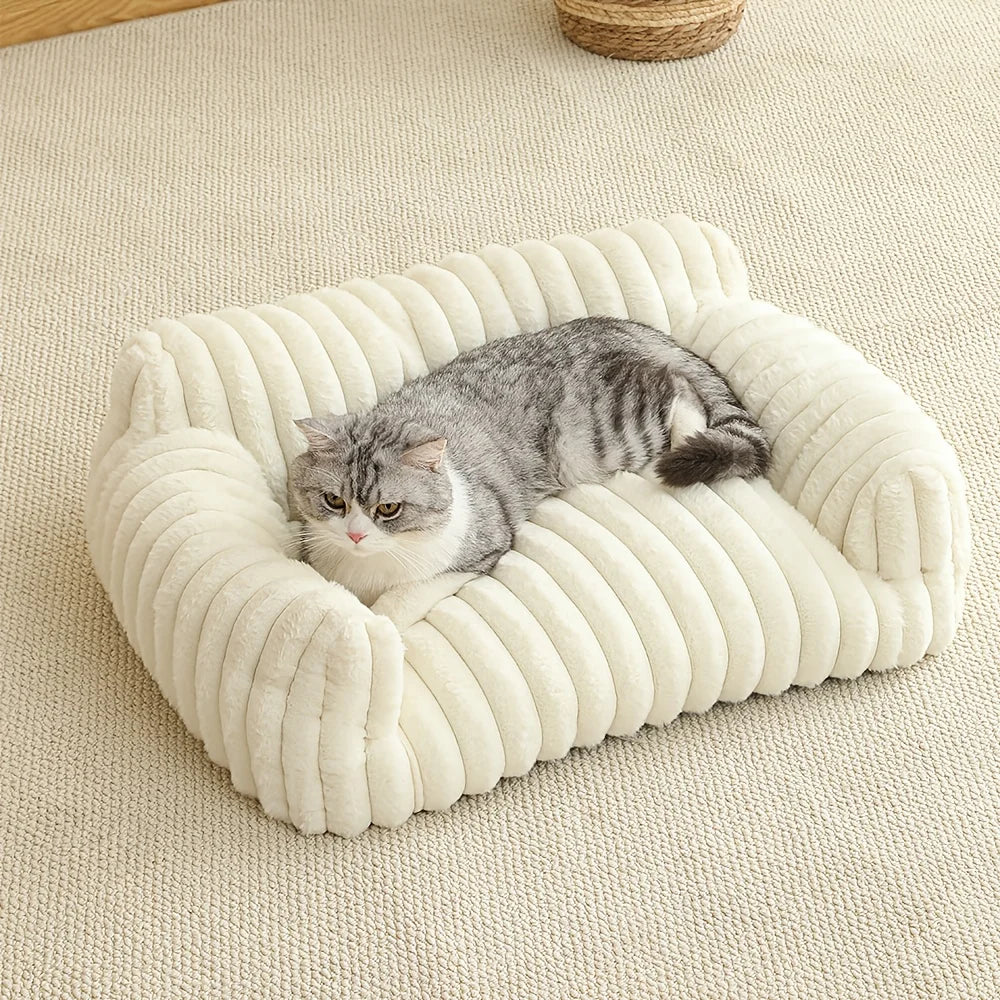 Canapé-lit chat petit chien – Confort orthopédique, lavable