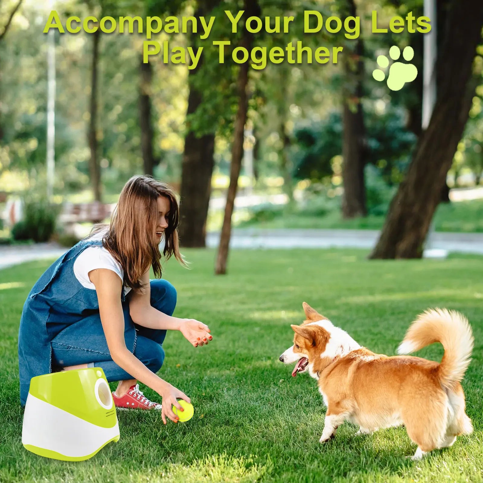 Lance-balles automatique rechargeable chien – Jeu interactif