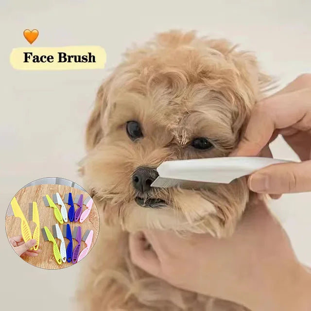 Peigne anti-puces chien chat – Acier inoxydable, dents fines