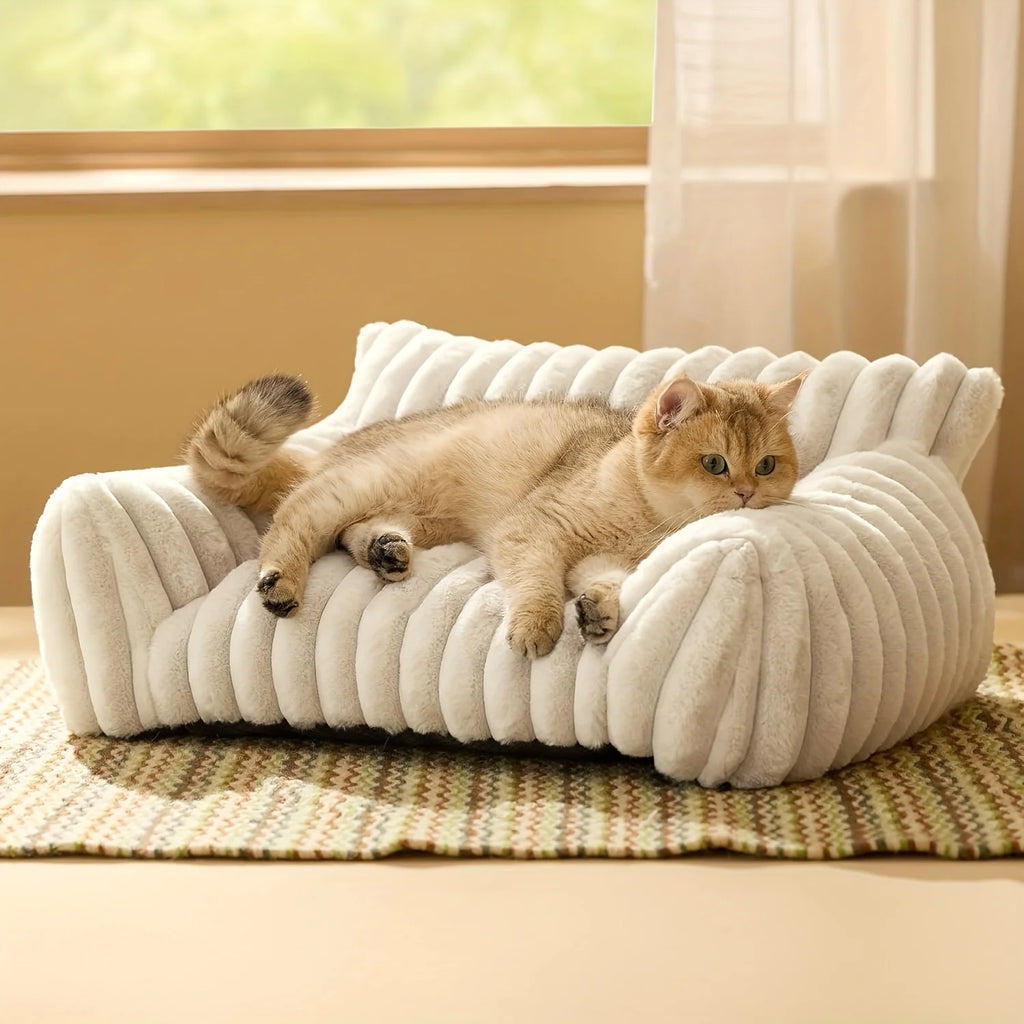 Canapé-lit chat petit chien – Confort orthopédique, lavable