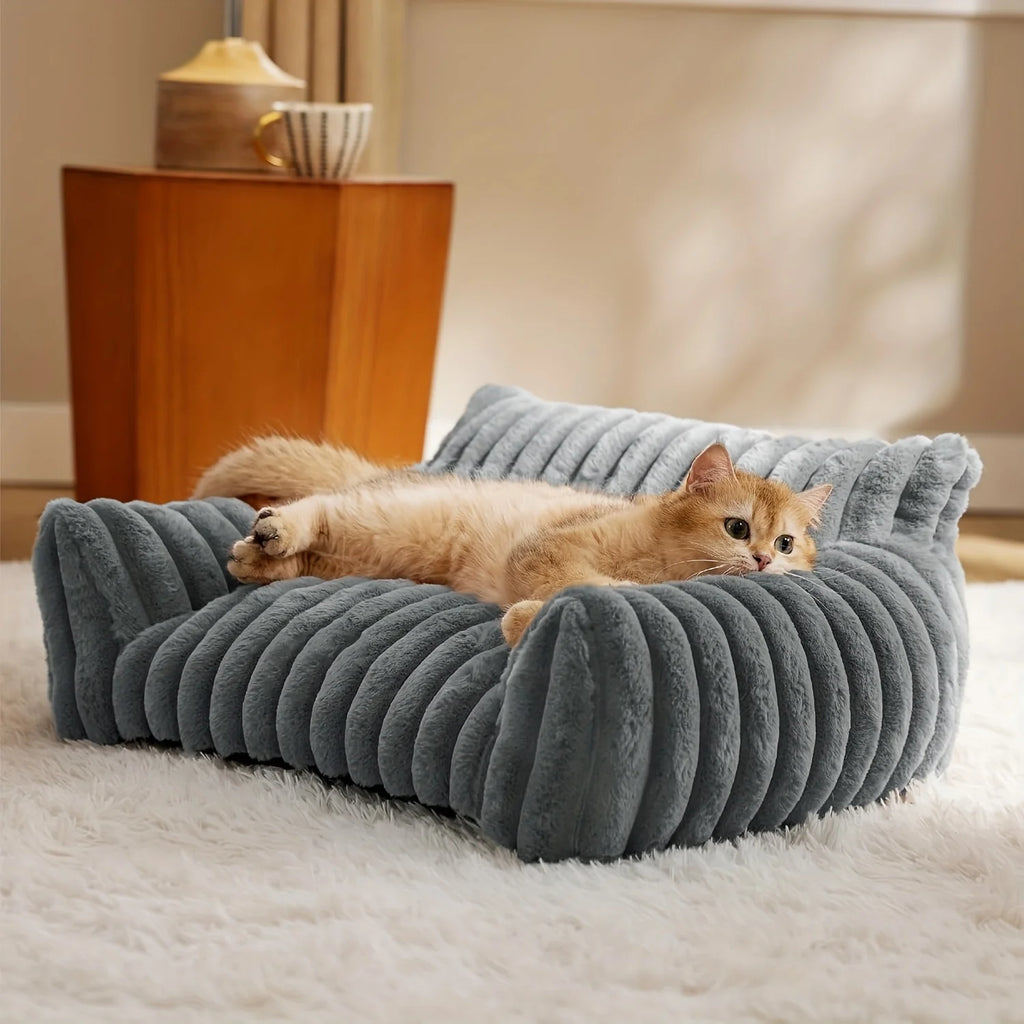 Canapé-lit chat petit chien – Confort orthopédique, lavable