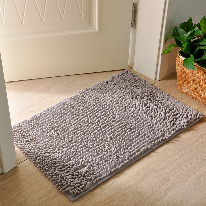 Tapis absorbant anti-boue pattes chien – Entrée maison