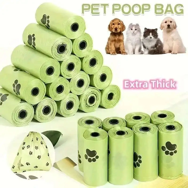 Sacs déjections biodégradables chien avec distributeur