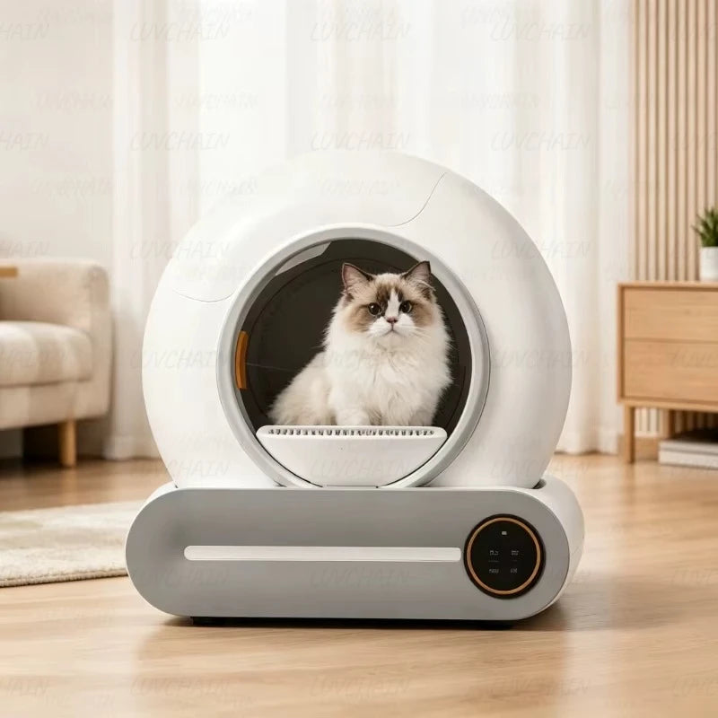Bac litière électrique autonettoyant 65L Wi-Fi – App mobile