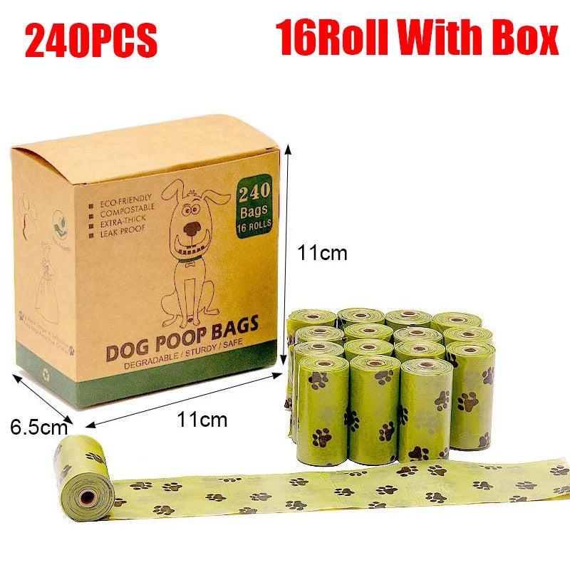 Sacs déjections biodégradables chien avec distributeur