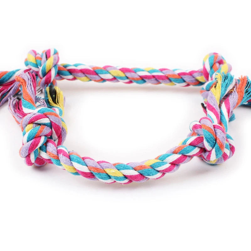 Jouet corde double nœud chien chat – Résistant, dentition