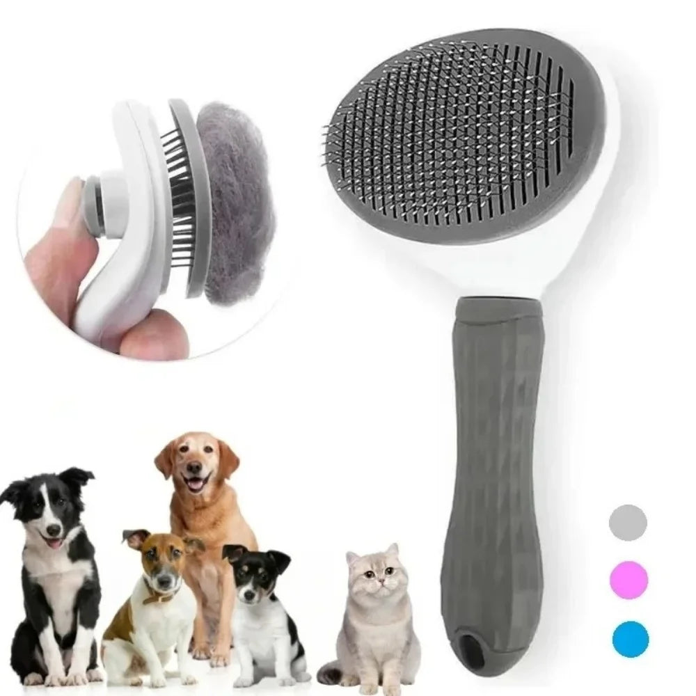Brosse toilettage chien poils longs – Démêlage, acier inoxydable