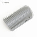 Brosse murale chat massage anti-poils – Silicone, fixation adhésive